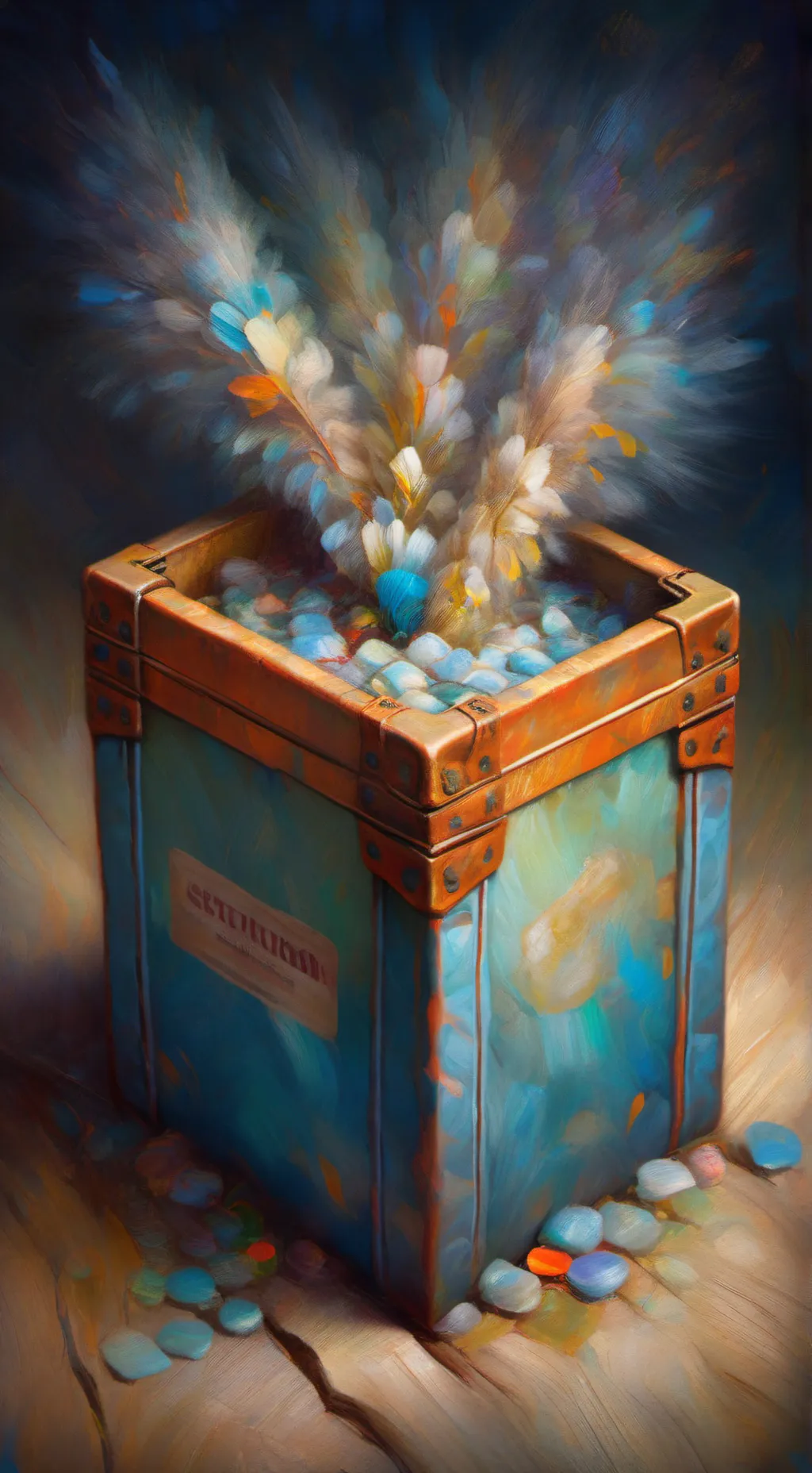 ai character: dumb box background