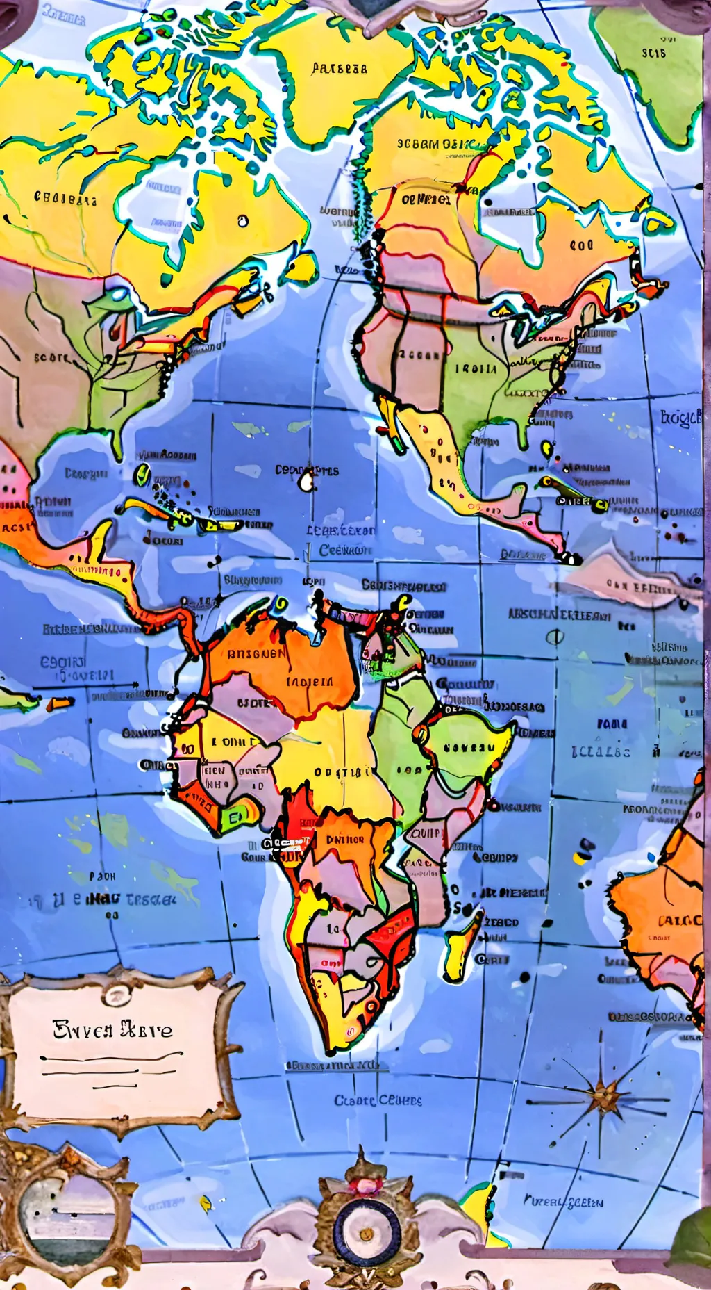 ai character: countries  background