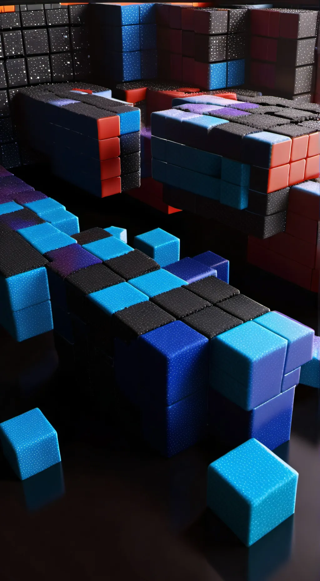 ai character: NES TETRIS background