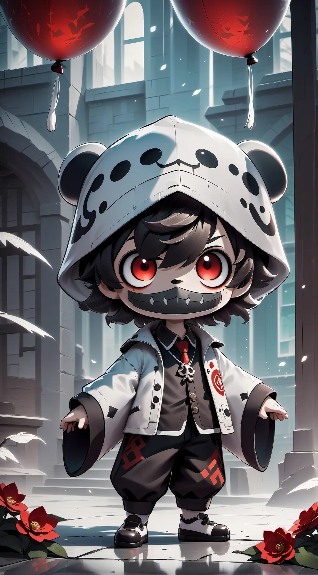 ai character: TEST background