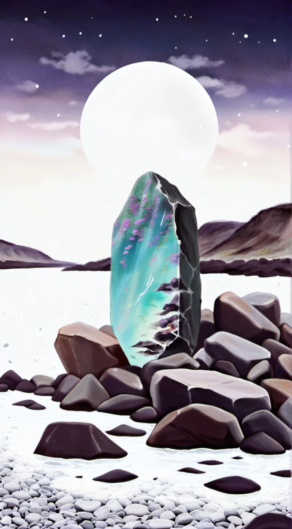 ai character: pebble und poppy background