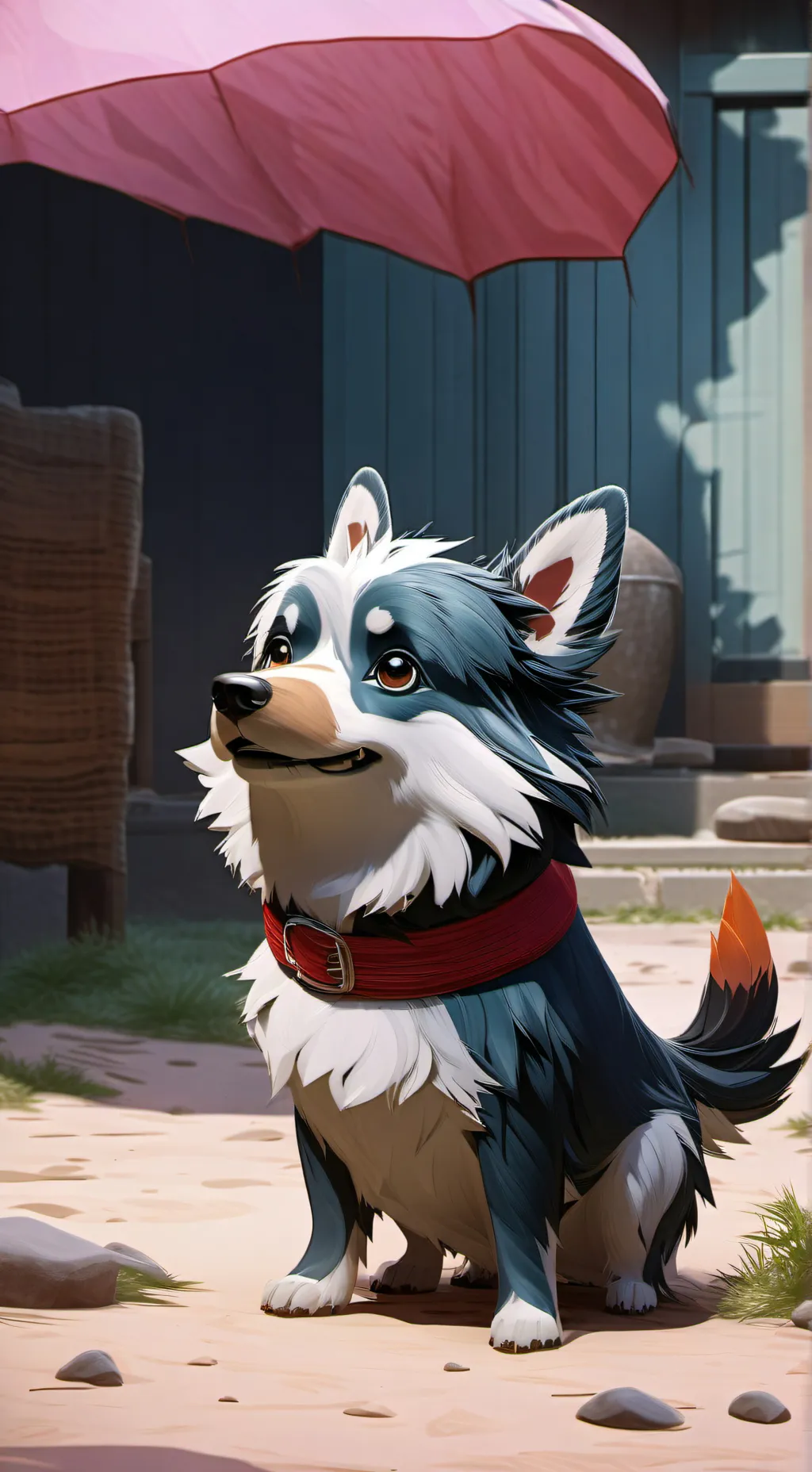 ai character: Pebble background