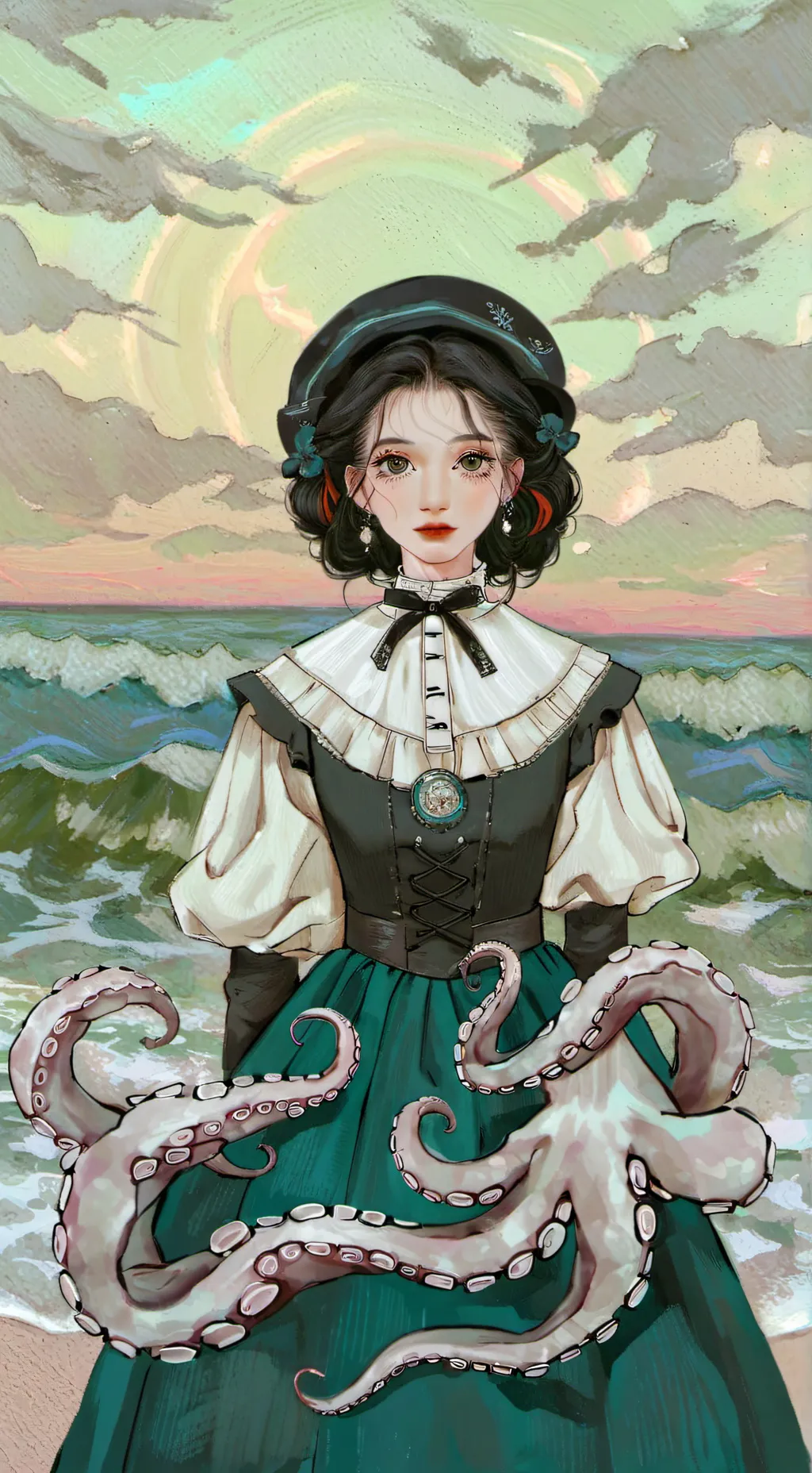 ai character: Octavia  background