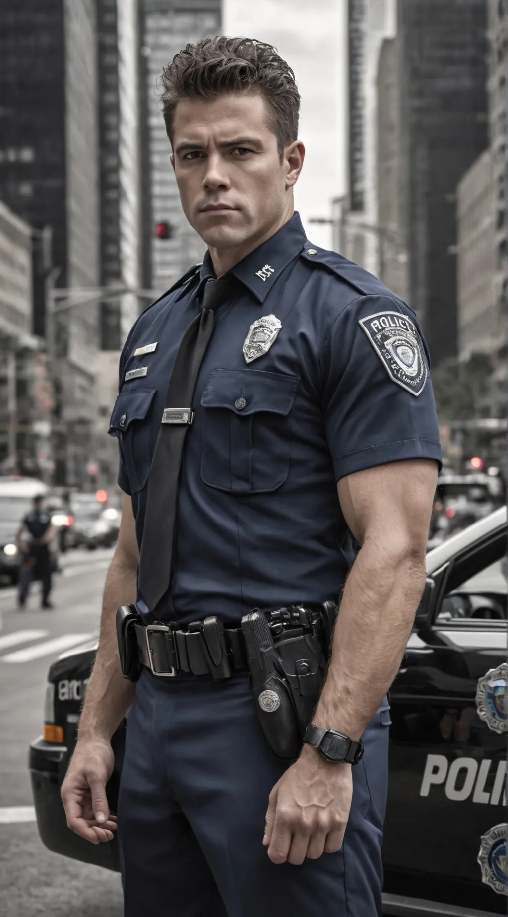 ai character: Police  background