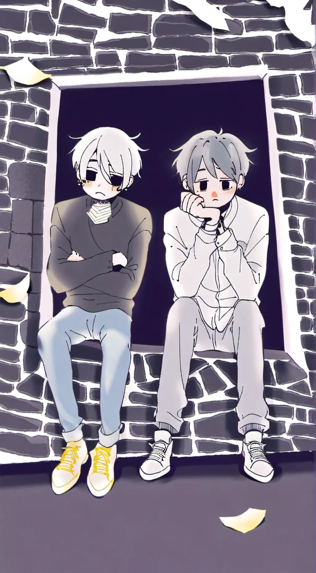 ai character: rnd dandy's world background