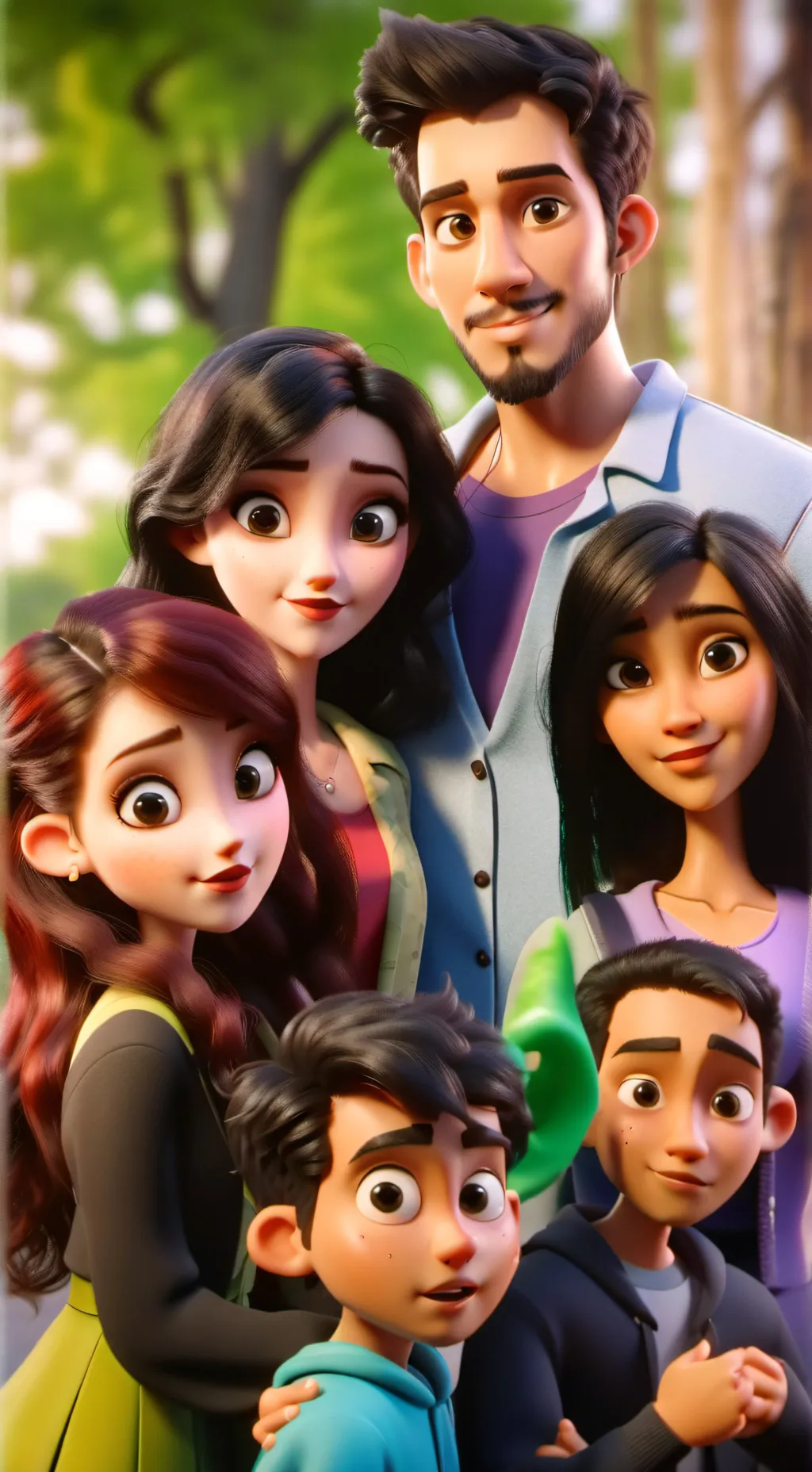 ai character: teen wolf and Vamp background