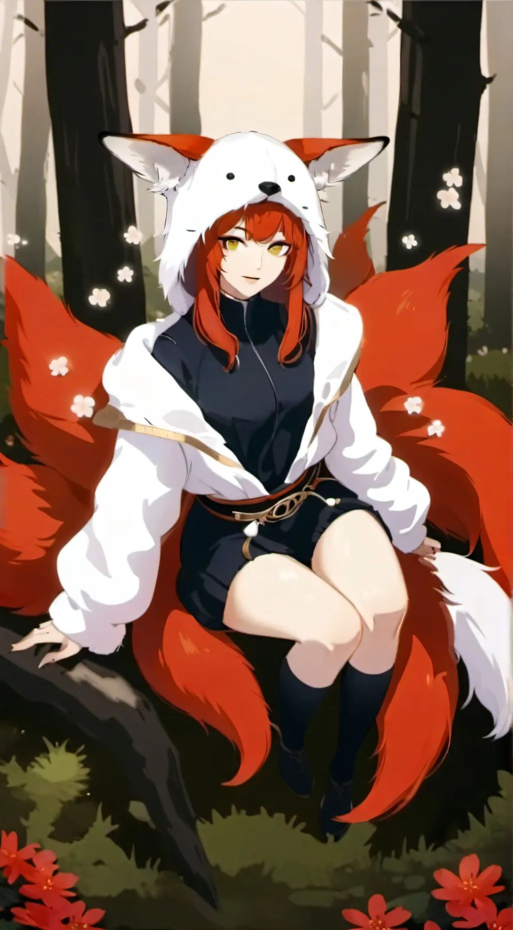 ai character: luna background