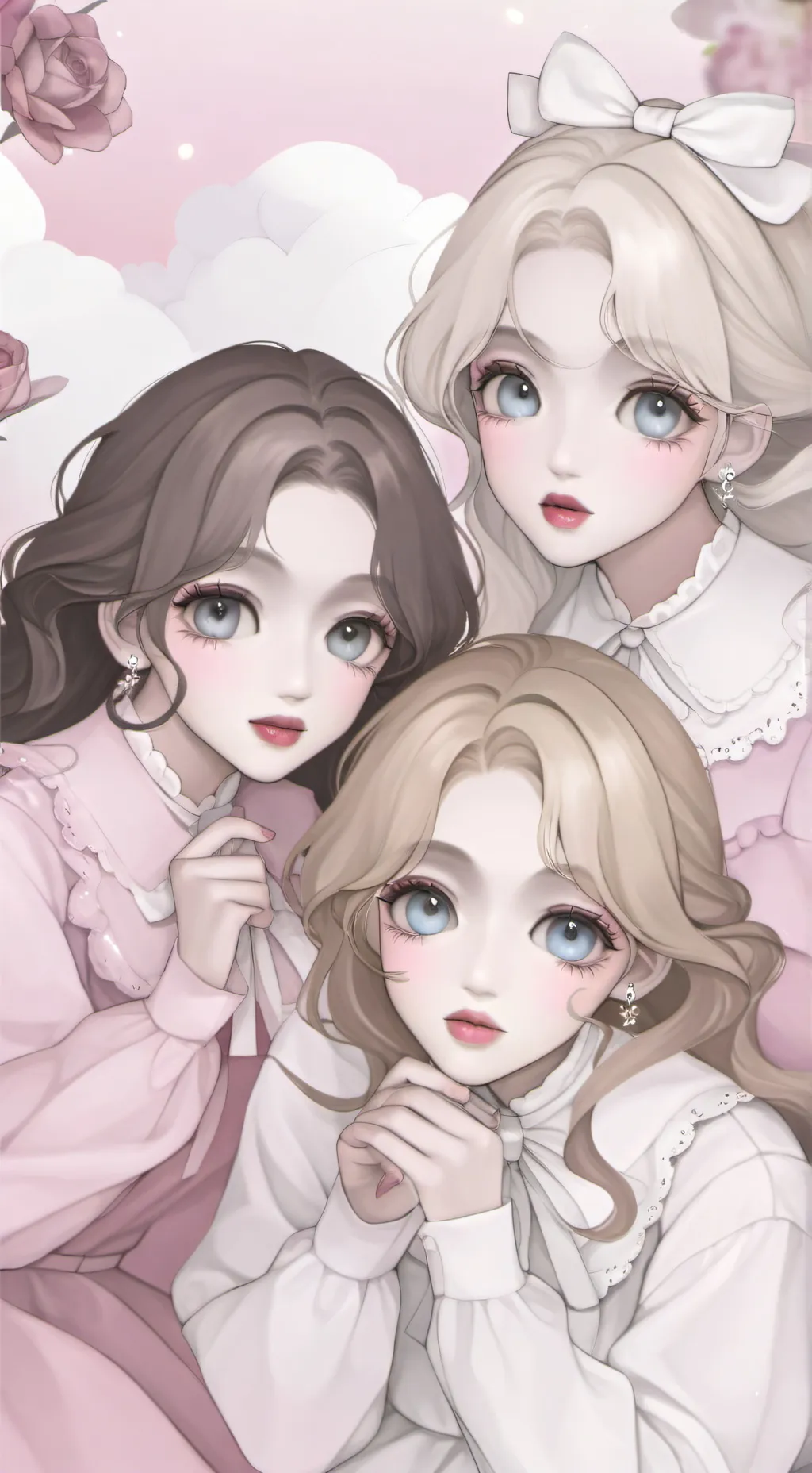 ai character: Hazel Ann & Maze background