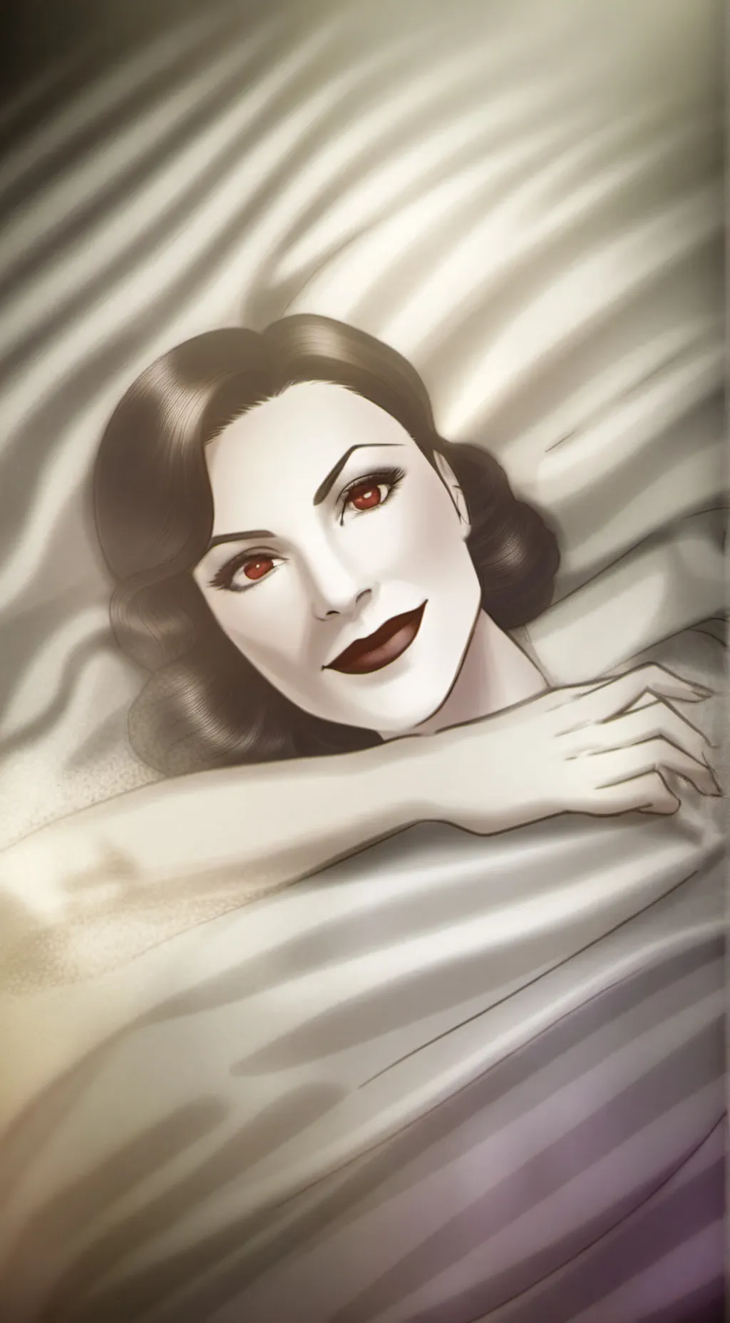 ai character: Lady Dimitrescu background