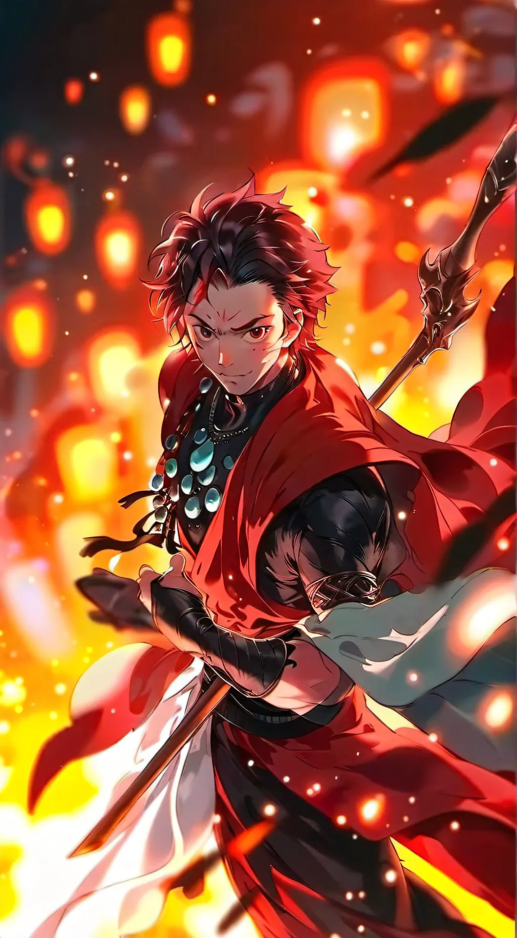 ai character: ash background