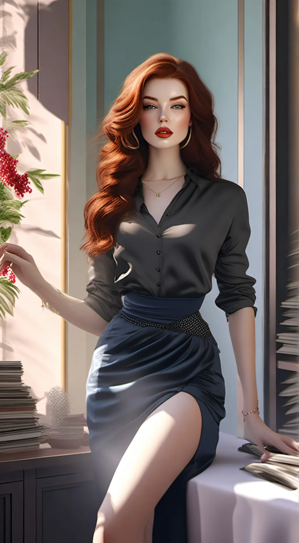 ai character: Dulciena  background