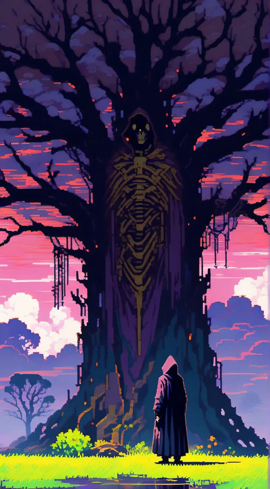 ai character: DURPLE ASESINO background