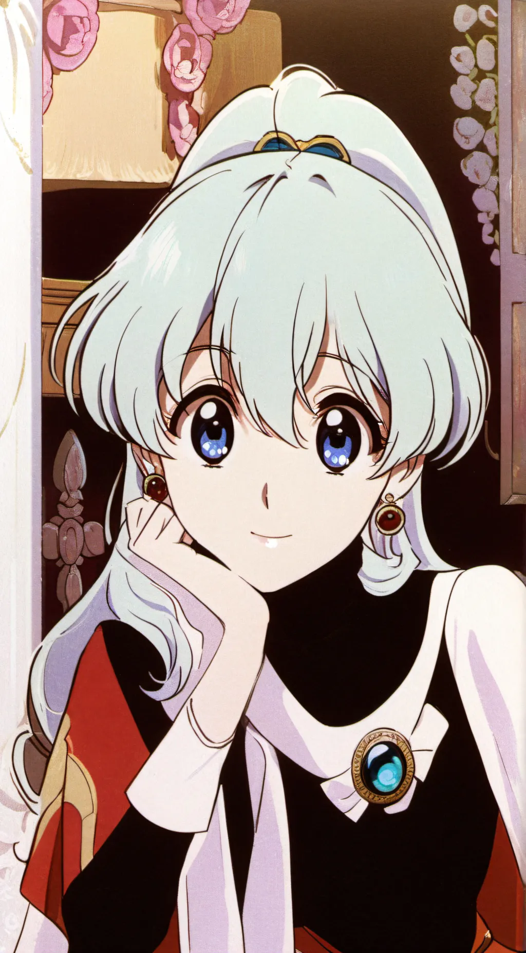 ai character: popy plaitan  background