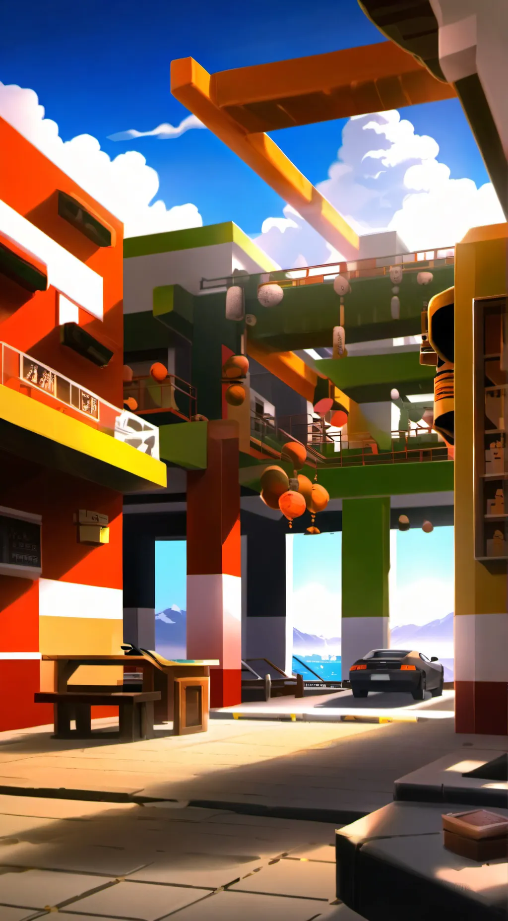 ai character: block tales background