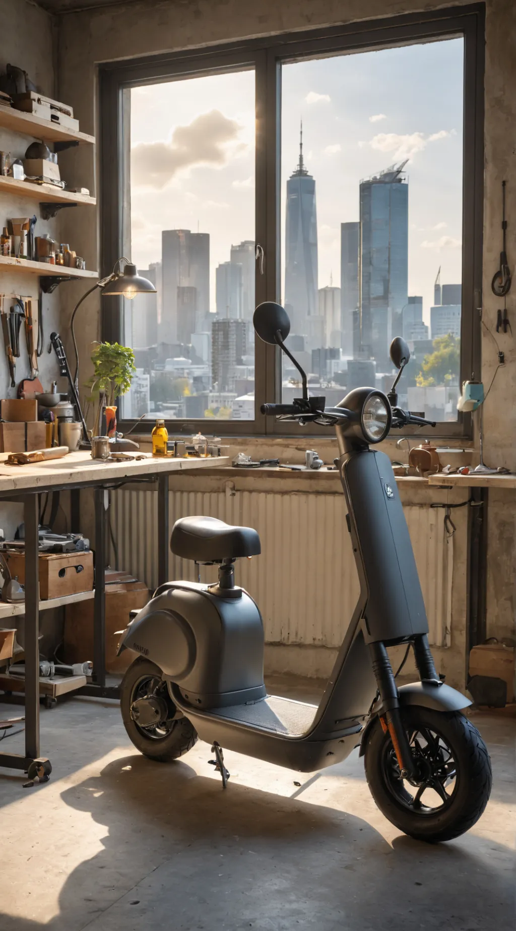 ai character: EcoRider Tycoon background