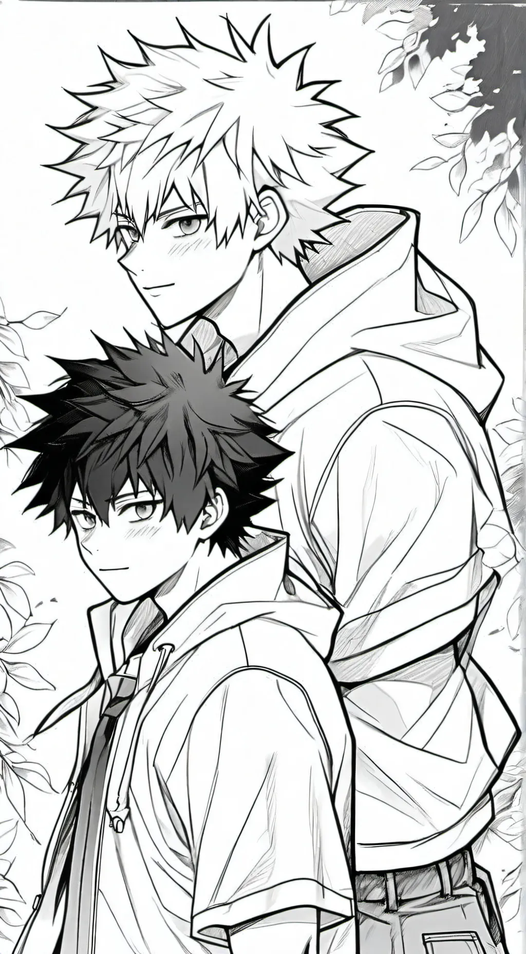 ai character: 💚dekubaku💥 background