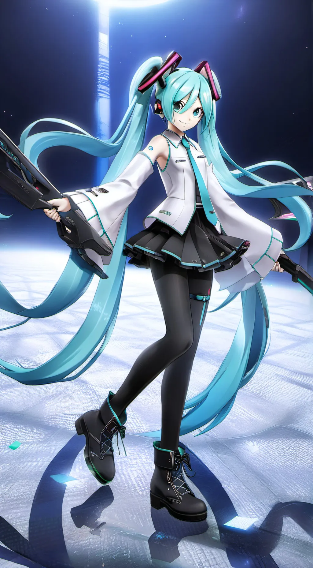 ai character: Miku background