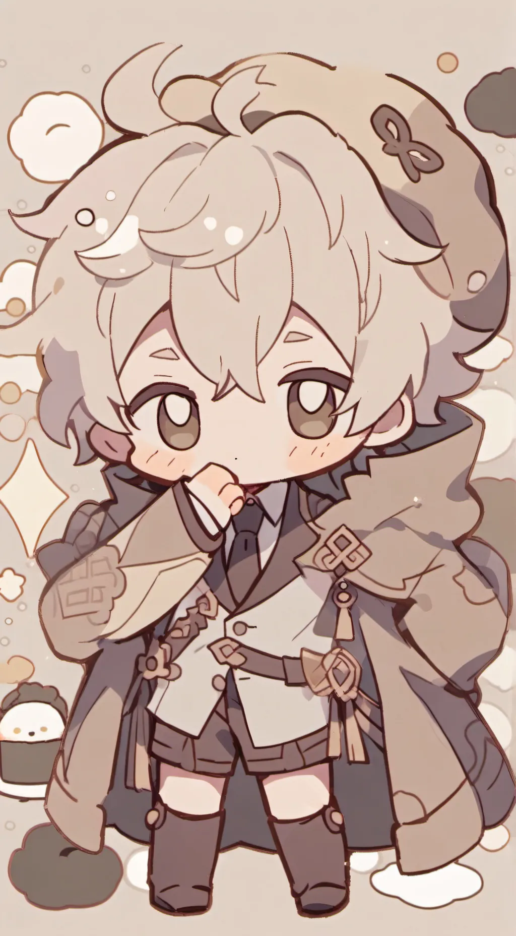 ai character: П̶а̶ш̶а̶ background