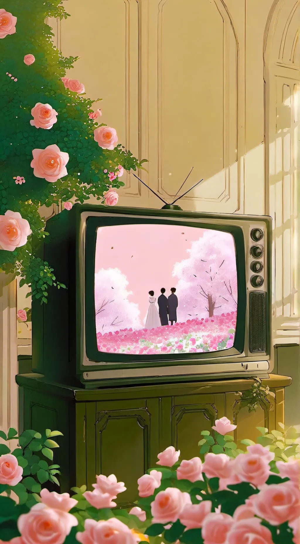 ai character: MelanieXsprout?  background