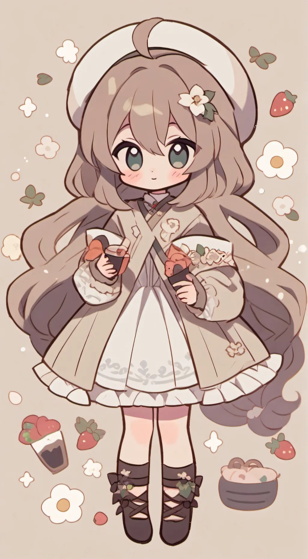 ai character: ХЗ background