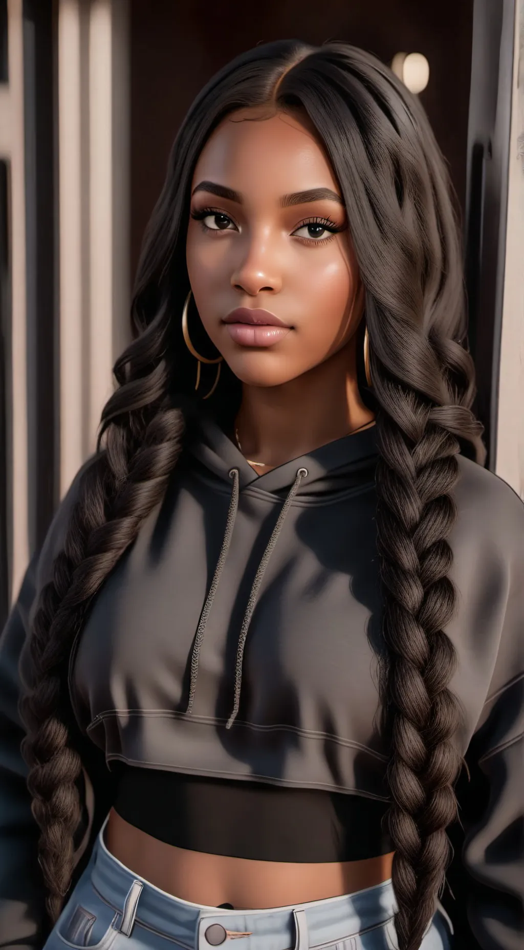 ai character: Lucia  background