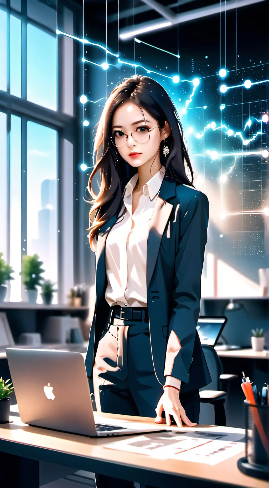 ai character: The Architect's Ascension background