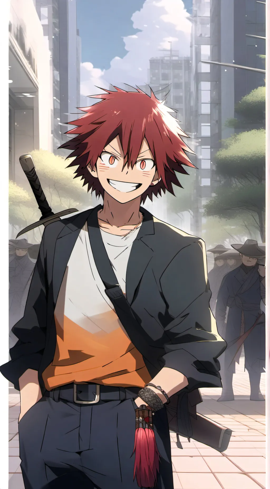ai character: kirishima cheater background