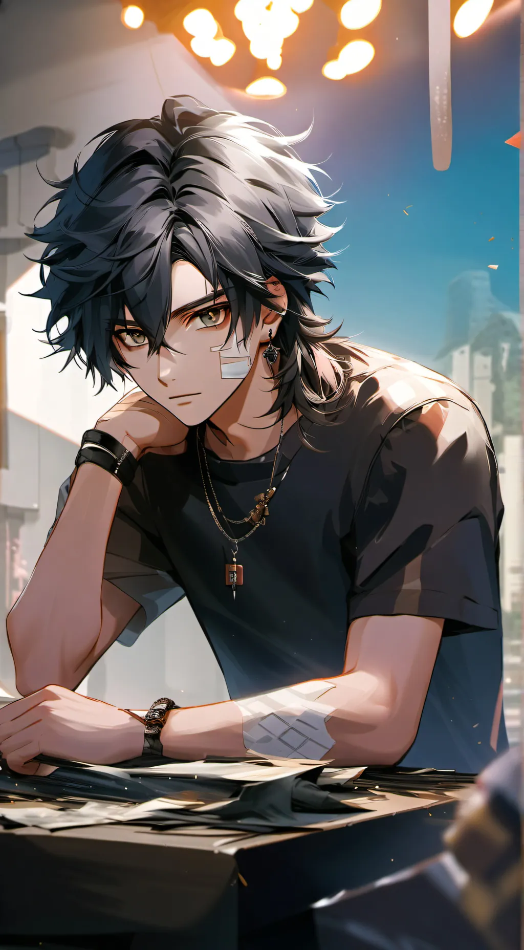 ai character: Phoenix background