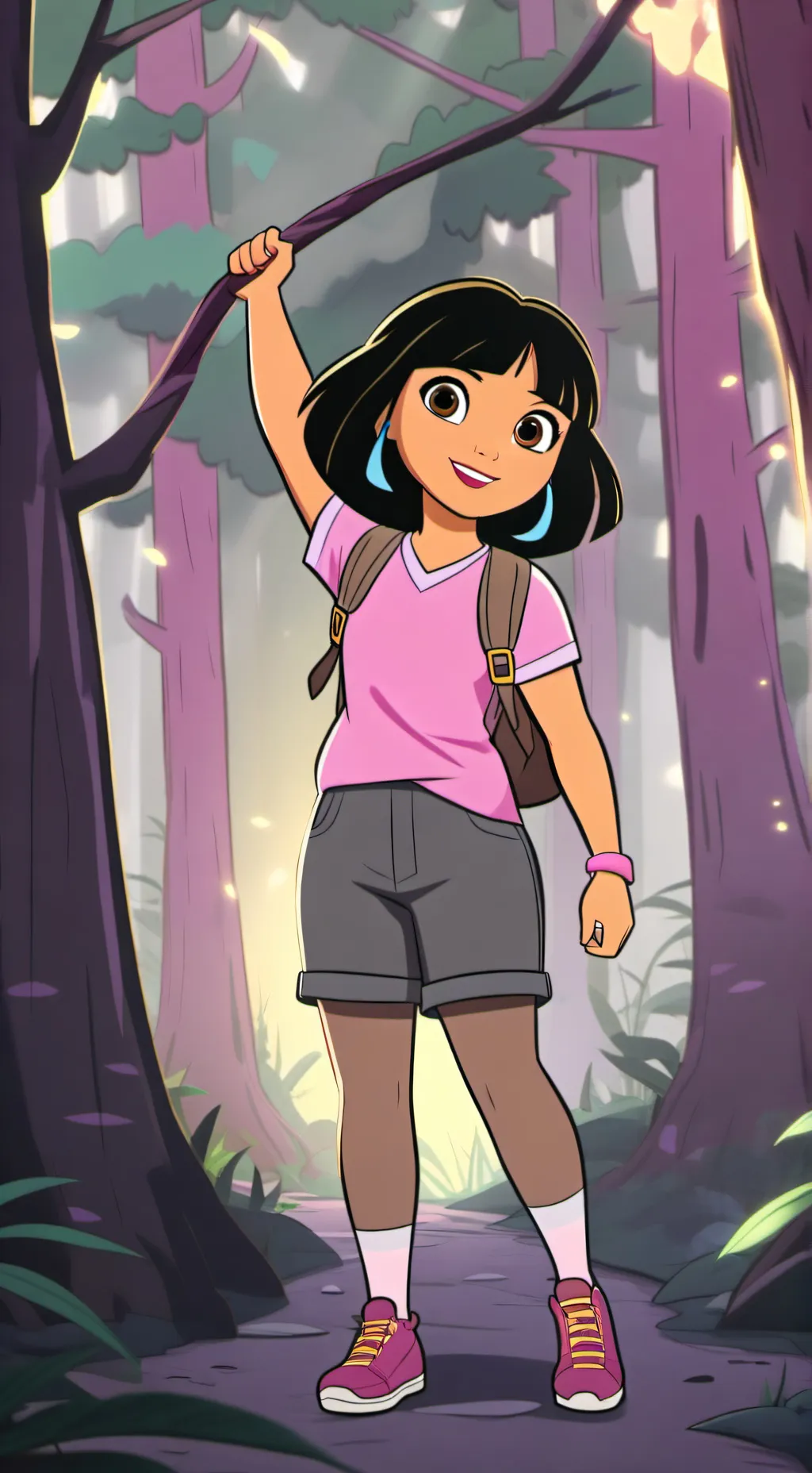 ai character: dora background