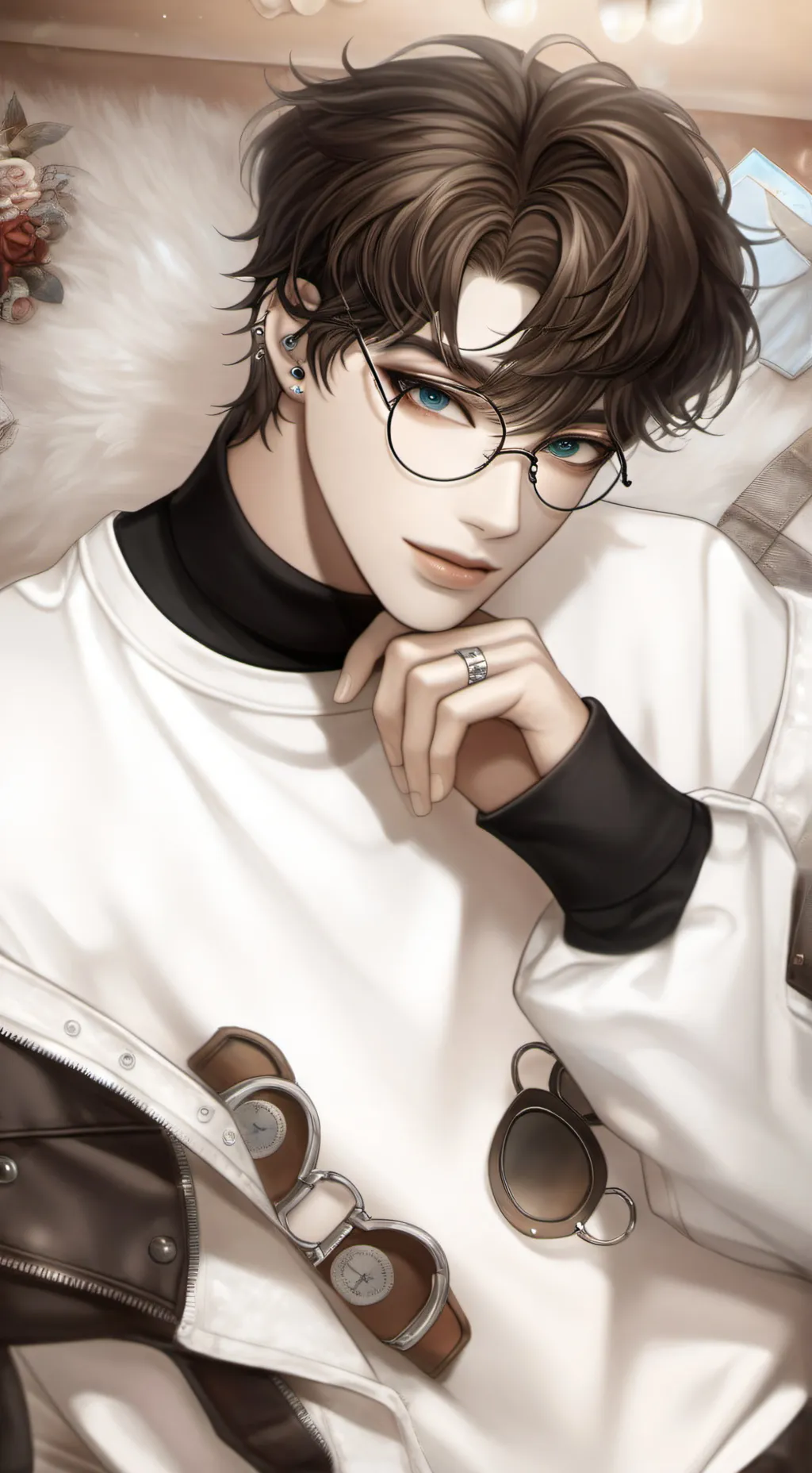 ai character: Vinn!!🩵 background