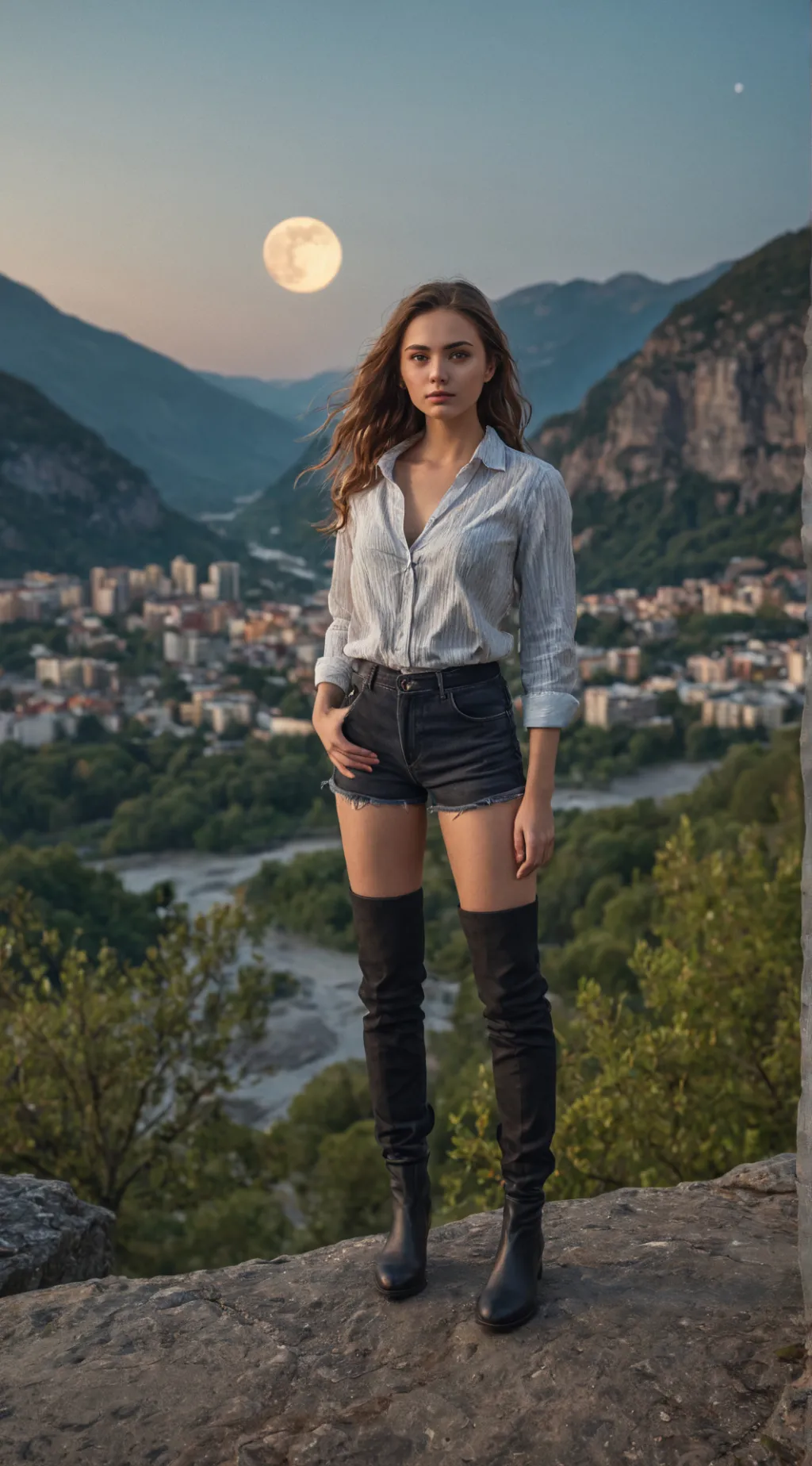 ai character: Laura-Marie background