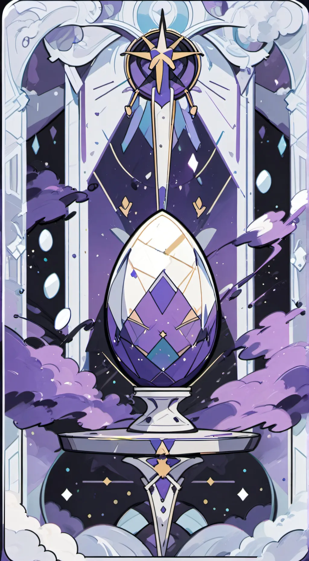 ai character: Dragon egg background