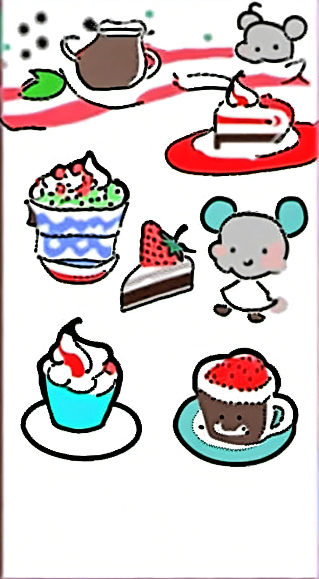 ai character: cosmo and sprout  background