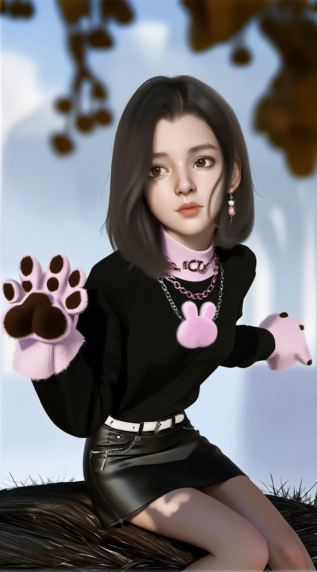 ai character:  The hunt background