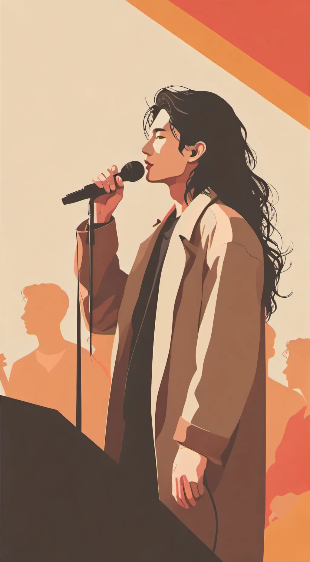 ai character: Ronnie Radke  background