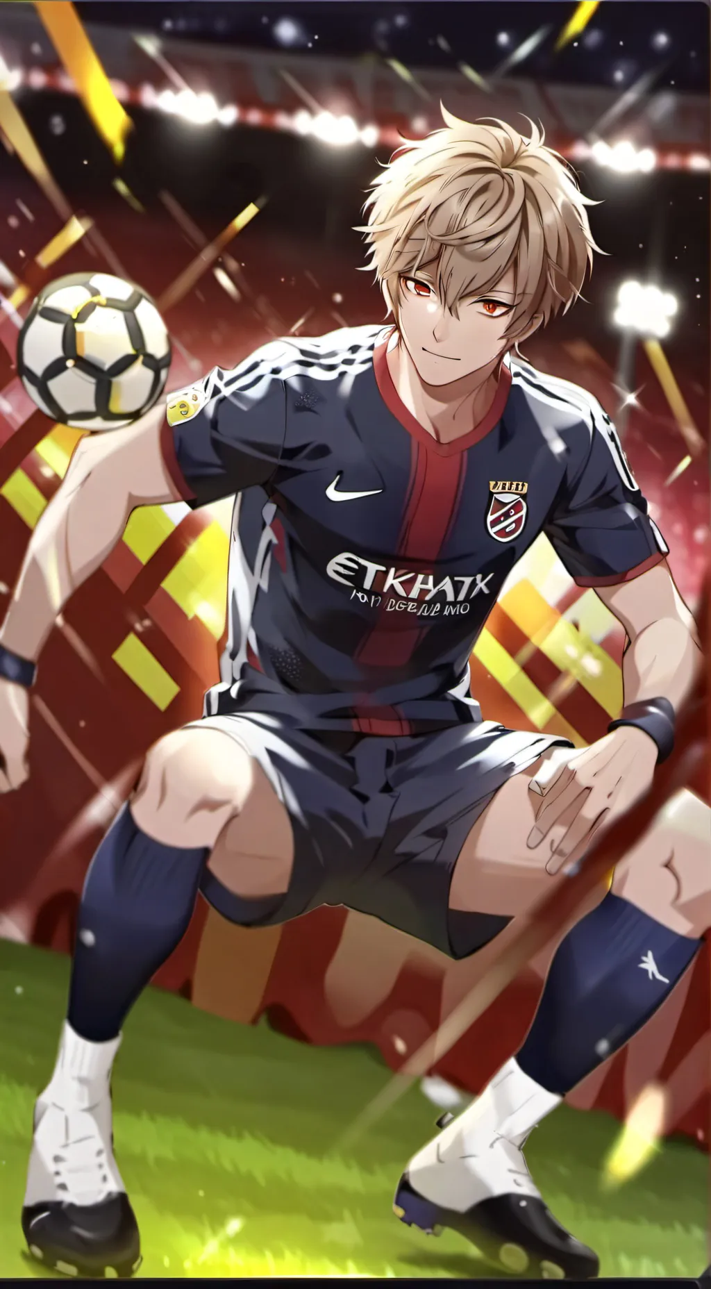 ai character: soccer club background