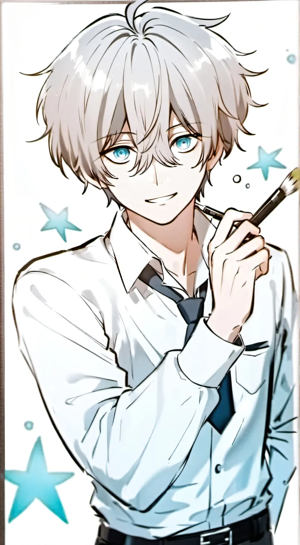 ai character: Leo background