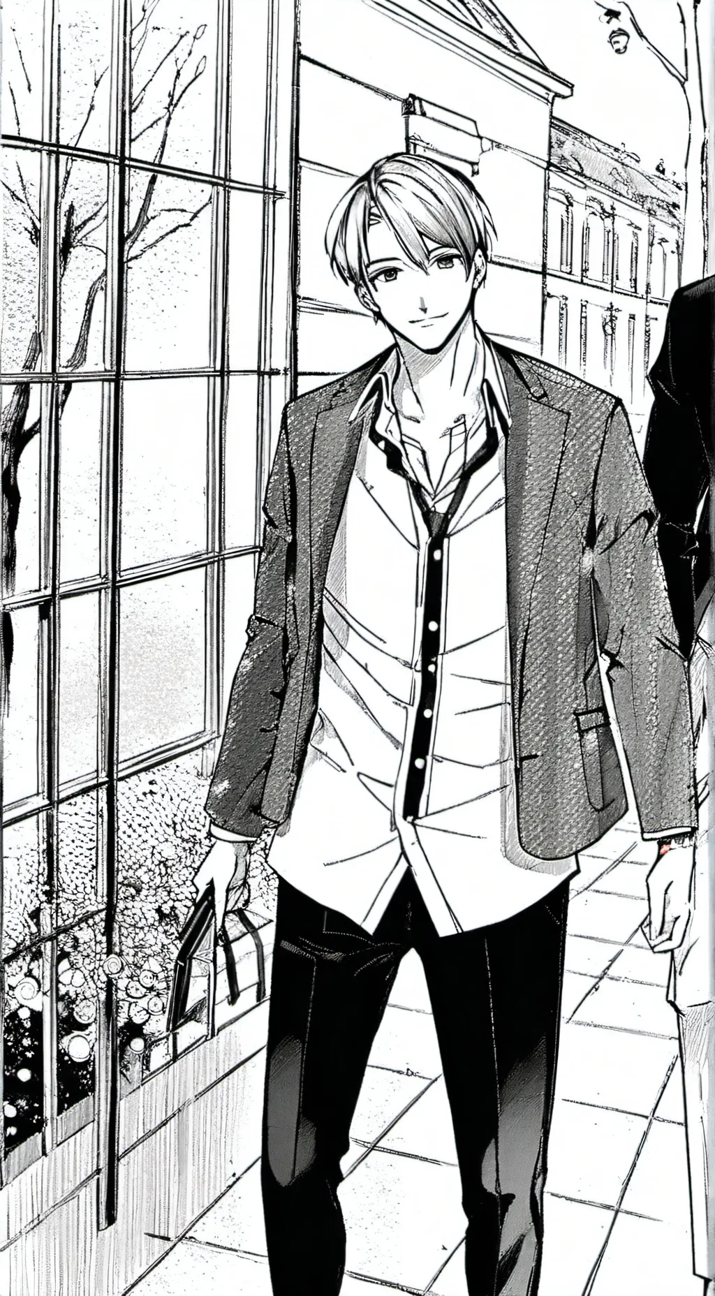 ai character: Secret Santa  background