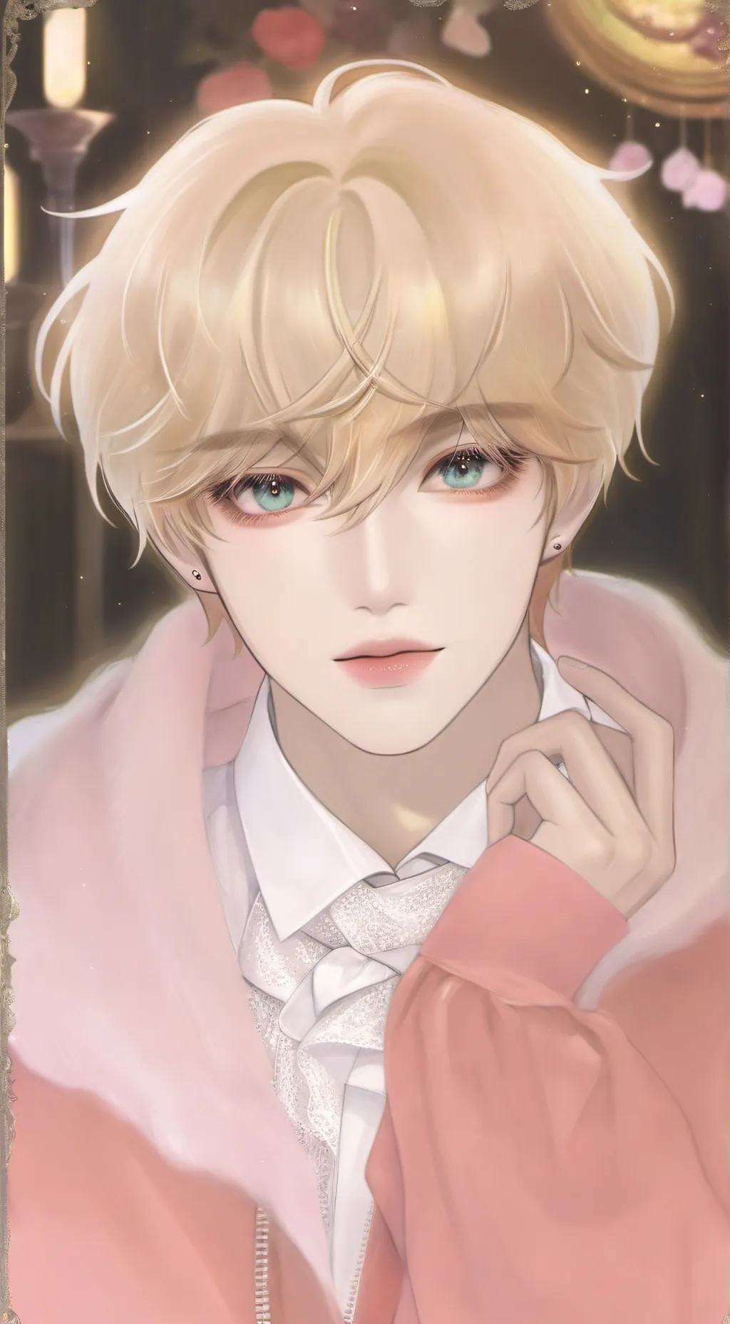 ai character: Justin  background