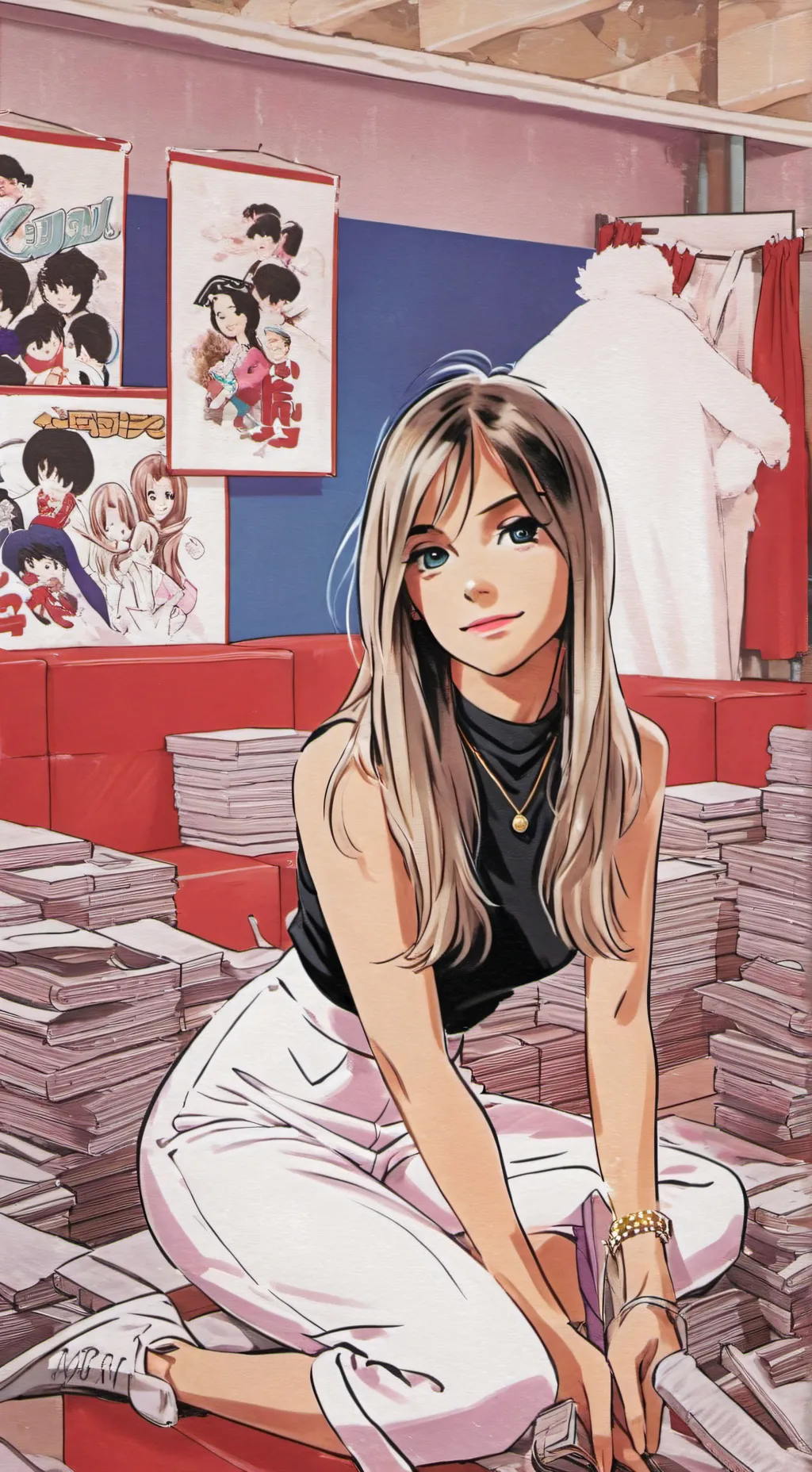 ai character: Мото Таня background