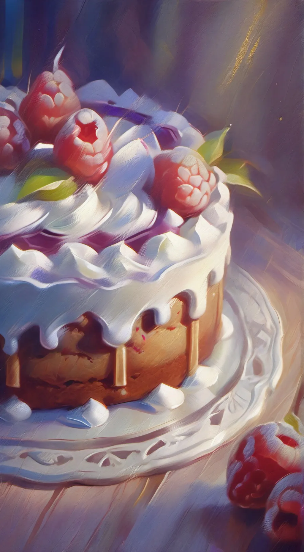 ai character: FRUITCAKE👺 background