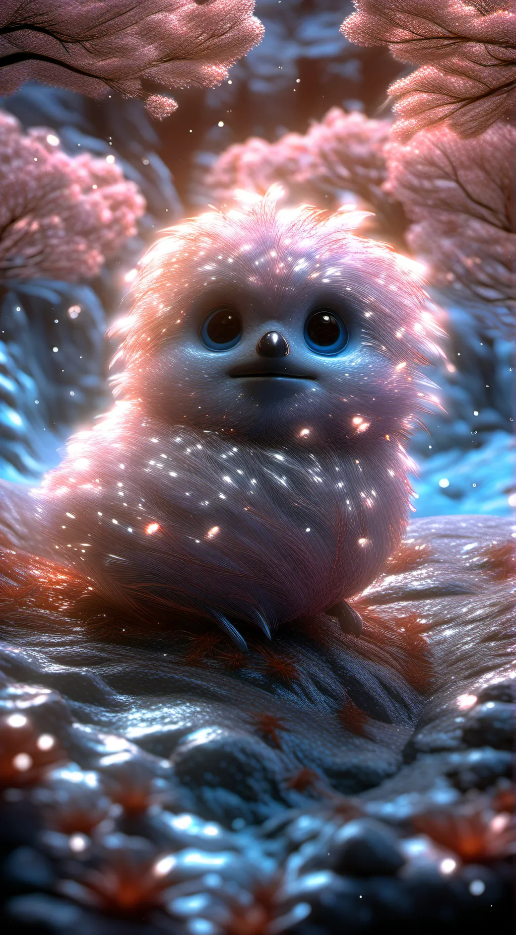 ai character: magic owl background