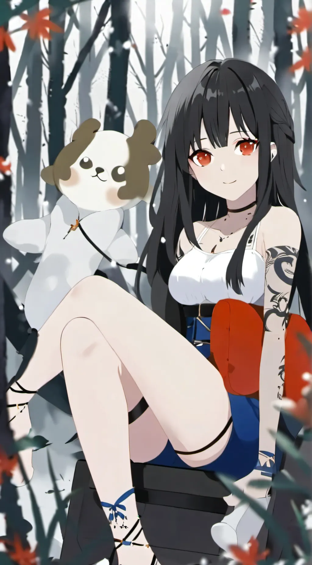 ai character: Martha☘️🍄 background