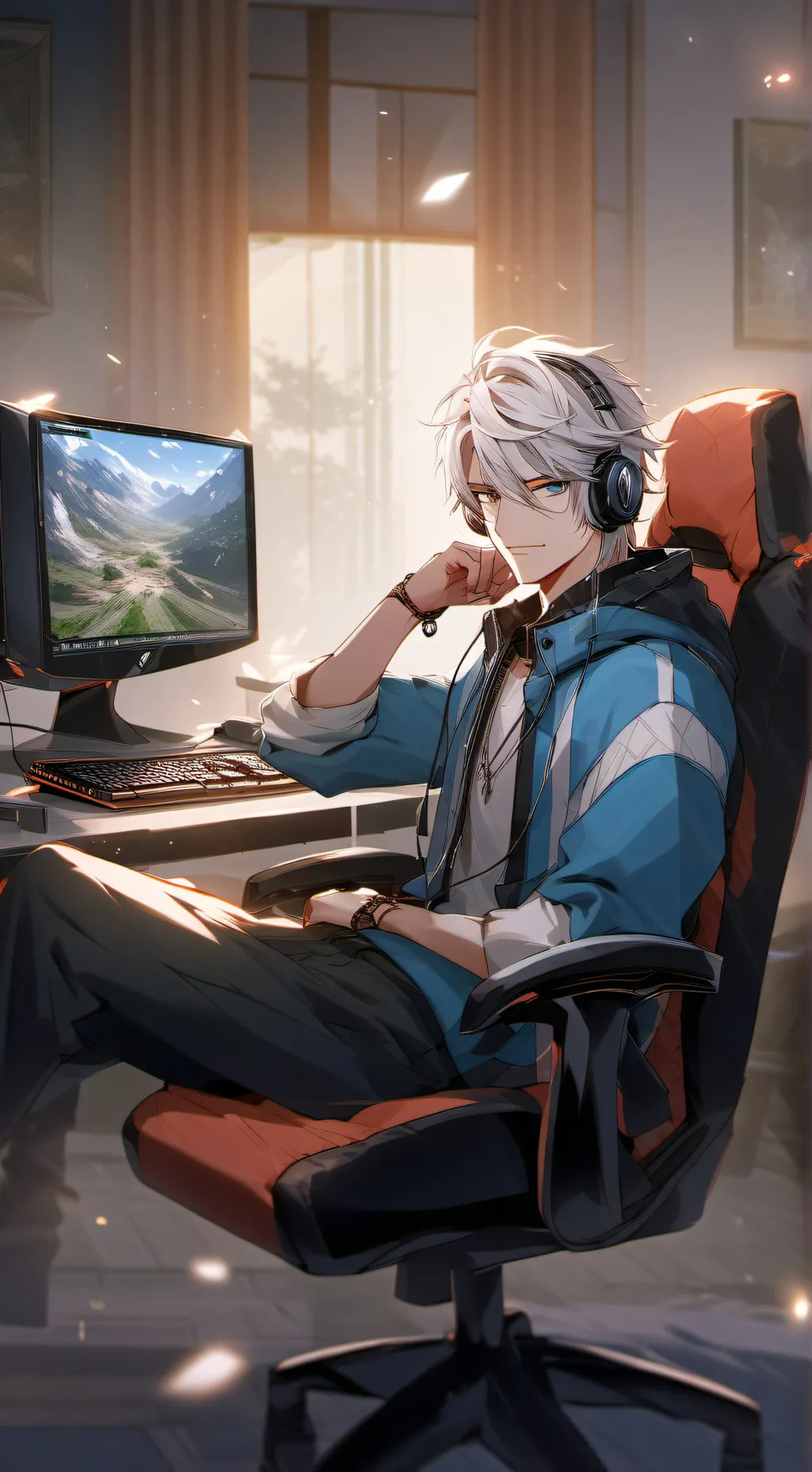 ai character: Asher background