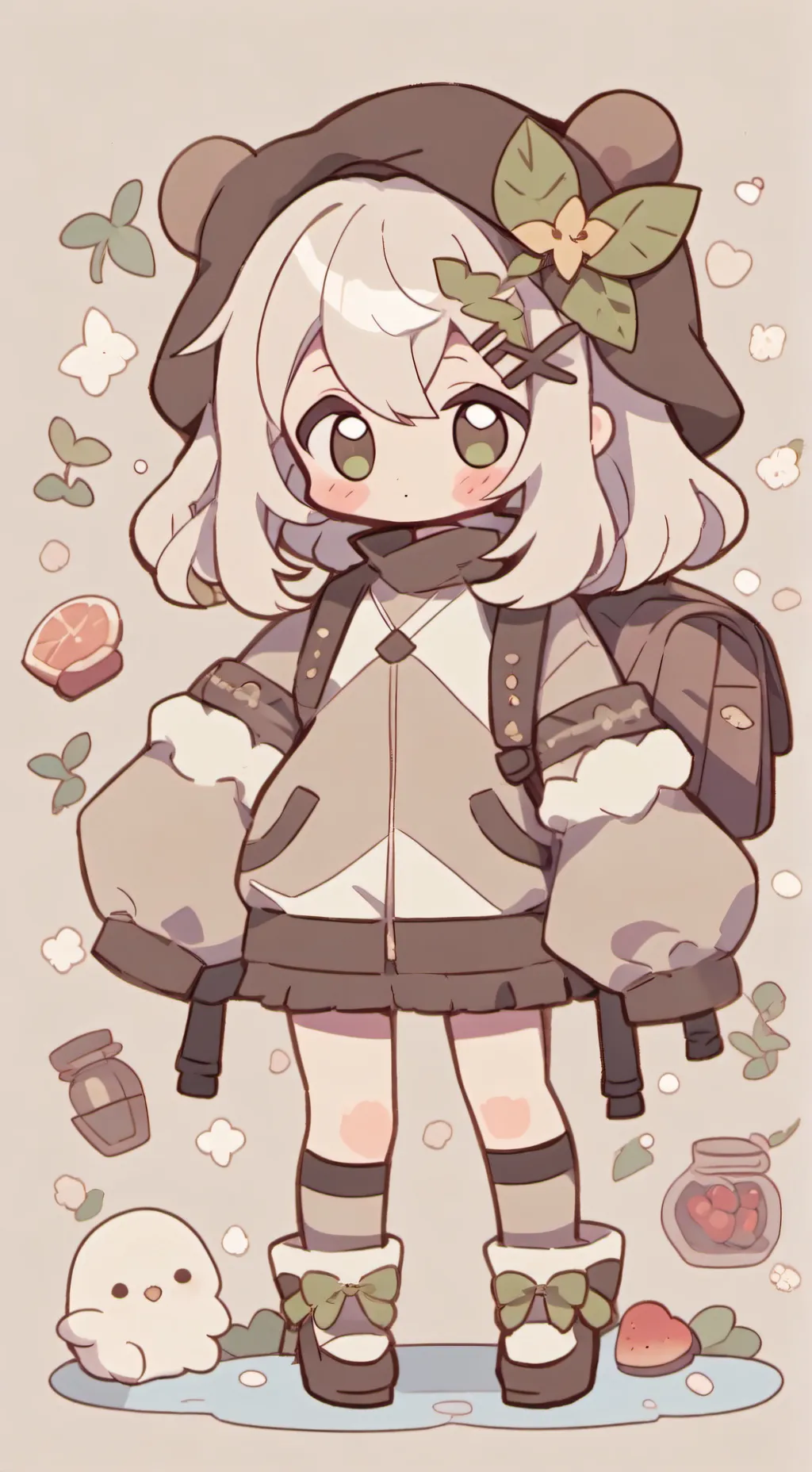 ai character: mha+melanie background