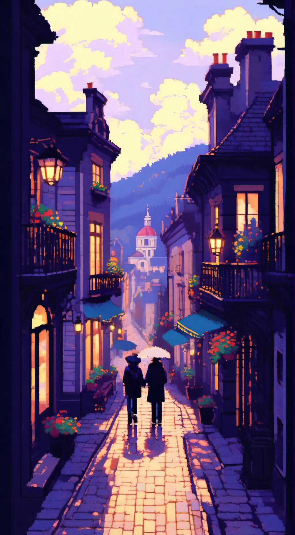 ai character: neighborhood 2 background