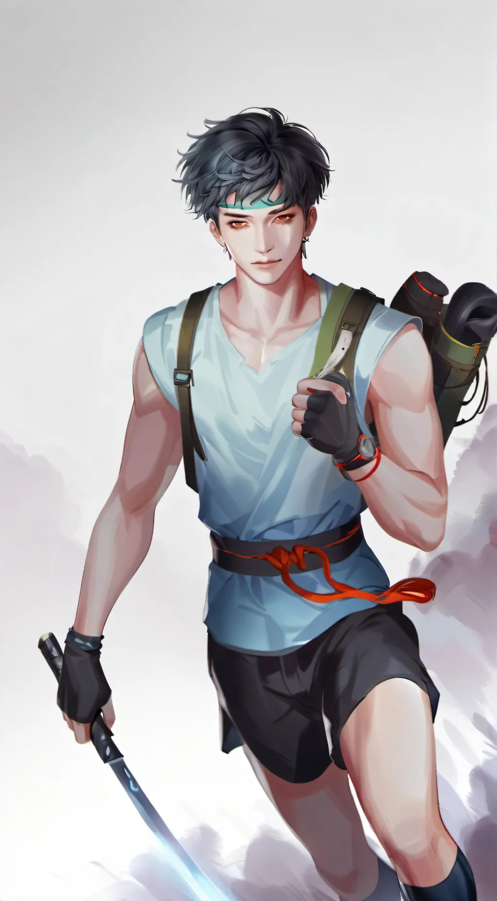 ai character: Саша background