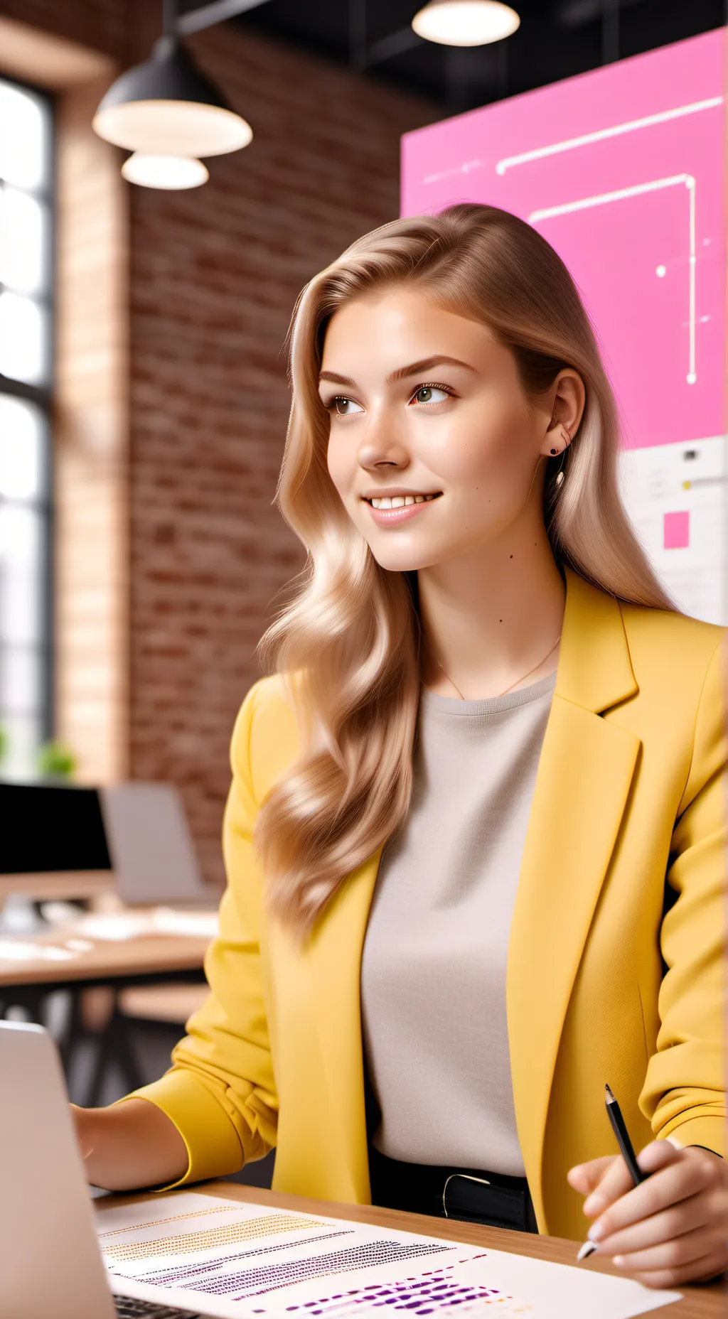 ai character: Gossip Tycoon background