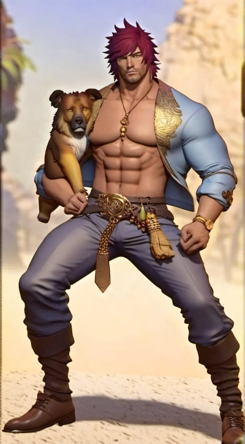 ai character: gostoso gay  background