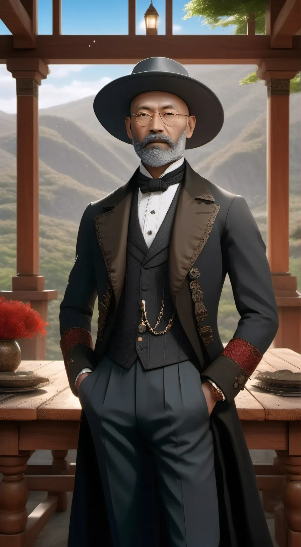 ai character: grade 5 school background